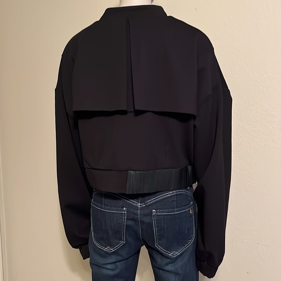 NWT Lime & Vine Black Bomber Jacket. - Picture 2 of 13